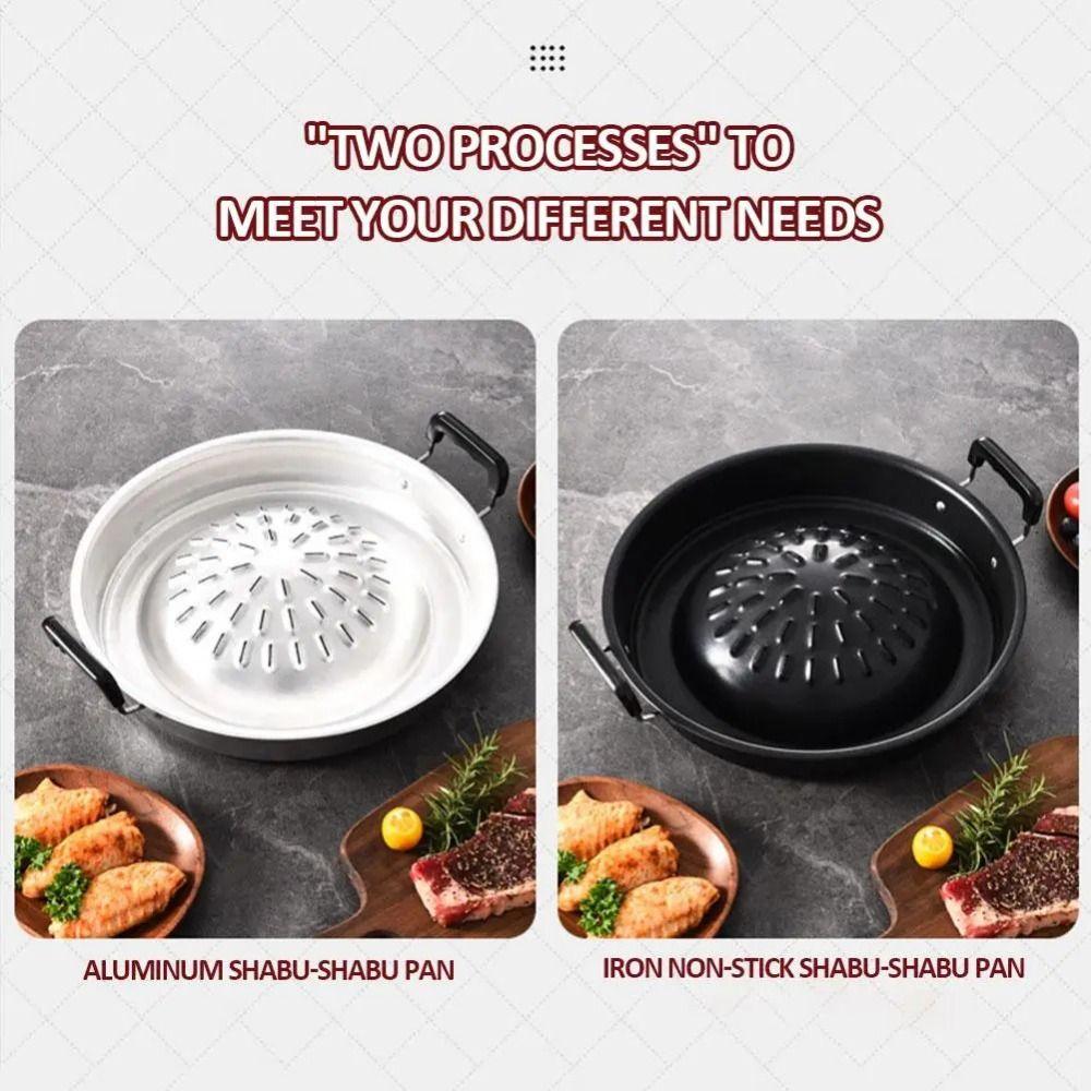 Multi-function Thai Picnic Grill Pan Portable Korean Barbecue Grill Tray  Cookware