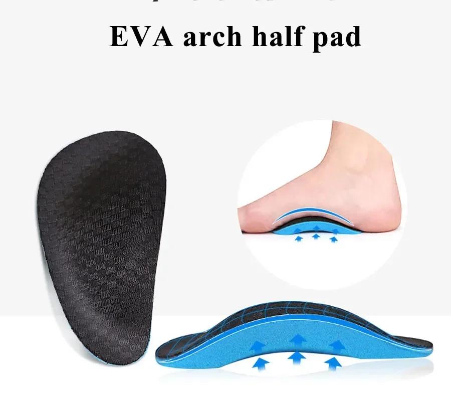 1 Pair EVA Flat Feet Arch Support Orthopedic Insoles Pads for Shoes Men Women Foot Valgus Varus Sports Insoles Shoe Inserts