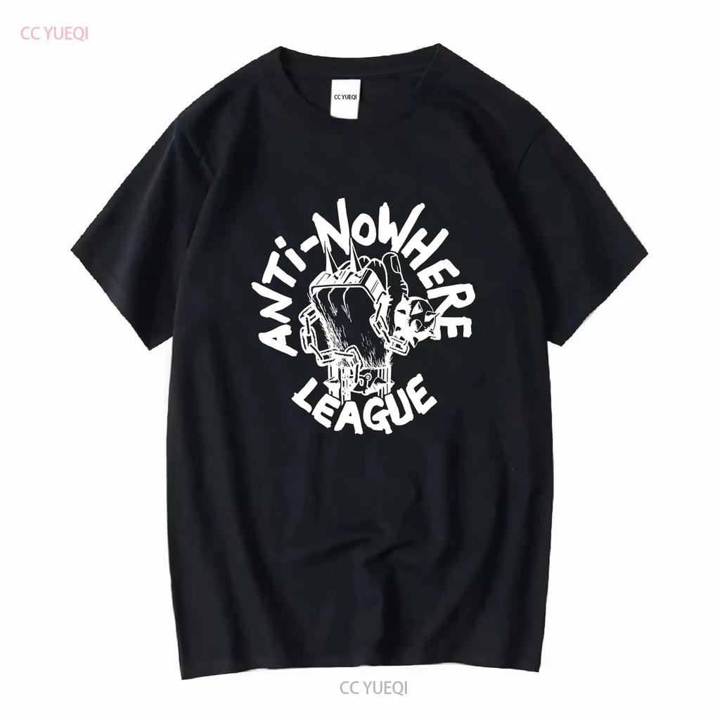 ВИНТАЖНАЯ 80-х АНТИ NOWHERE LEAGUE ПАНК-РОК ХАРДКОР ТУР КОНЦЕРТ ПРОМО ФУТБОЛКА с длинным рукавом винтажная Выстиранный Топ для повседневной носки