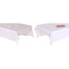 Nappe Et Serviettes De Table - DKD HOME DECOR - 150 X 150 Cm - Rose - Blanc - 2 Unités