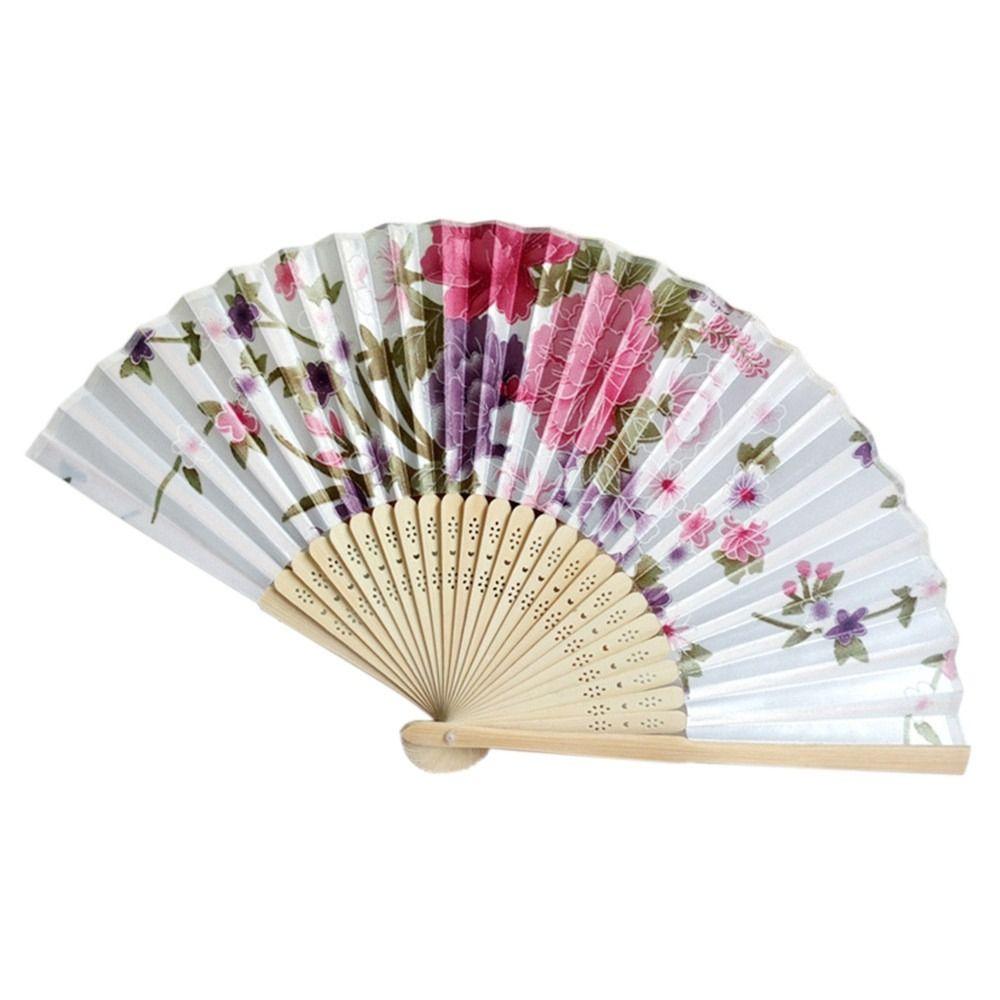 Bamboo Vintage Home Decoration Photography Prop Hand Held Folding Fan Wedding Gifts Ornament Fan