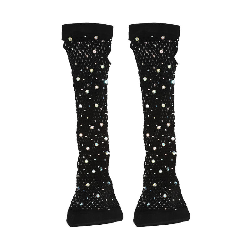 Сетчатые перчатки без пальцев Сетчатые перчатки Митенки Прозрачные Нарядные для женщин Сексуальные девушки Панк Готика Танцевальные перчатки