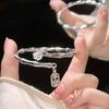 Xiaohongshu Новый китайский древний стиль Guochao Взрывной фиолетовый кристалл Легкая роскошь Универсальный браслет Браслет Подарок