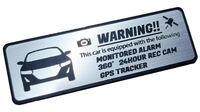 Honami Works S660 Эмблема безопасности Honda Круглосуточное наблюдение Видеорегистратор GPS-трекер Наклейка