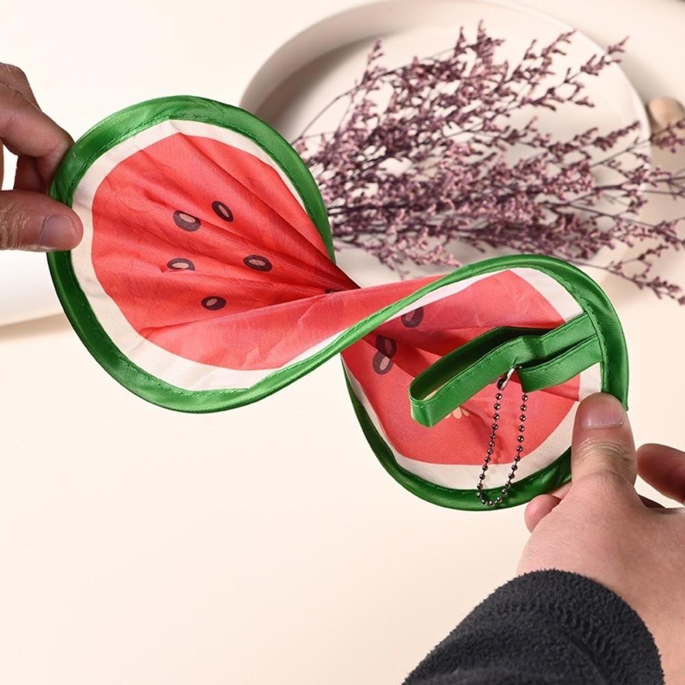 Cartoon Handheld Folding Fan Fruit Style Cooling Fans Cute Pocket Fans Summer Events