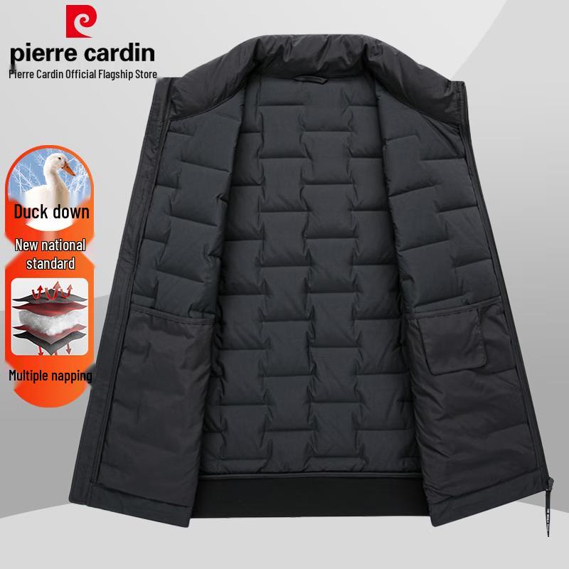 Pierre Cardin Мужской легкий пуховый жилет со стойкой
