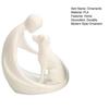Dog And Owner Statue Ornament, Compact 3D Printed Sculpture, Nordic Minimalist Desktop Decoration for Pet Lover Home Crafts