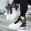 Новые модные мужские дышащие баскетбольные кроссовки на толстой подошве для студентов, удобные повседневные спортивные кроссовки для бега
