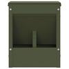 Rabbit Feeder Olive Green 20 x 12.5 x 25 cm