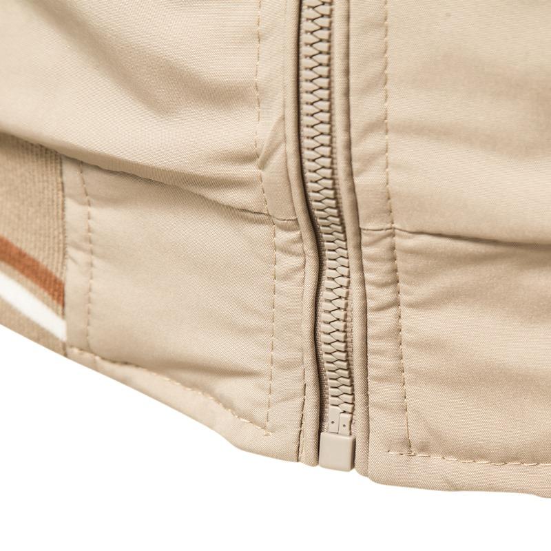 AIOPESON, однотонная бейсбольная куртка, мужская повседневная облегающая мужская куртка-бомбер, новая осенняя модная куртка высокого качества для мужчин