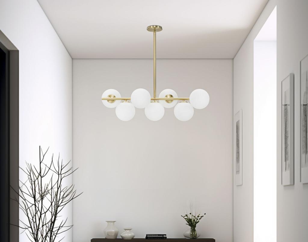 Ceiling Lamp Glamy 7 Luci Cm 81X30X74