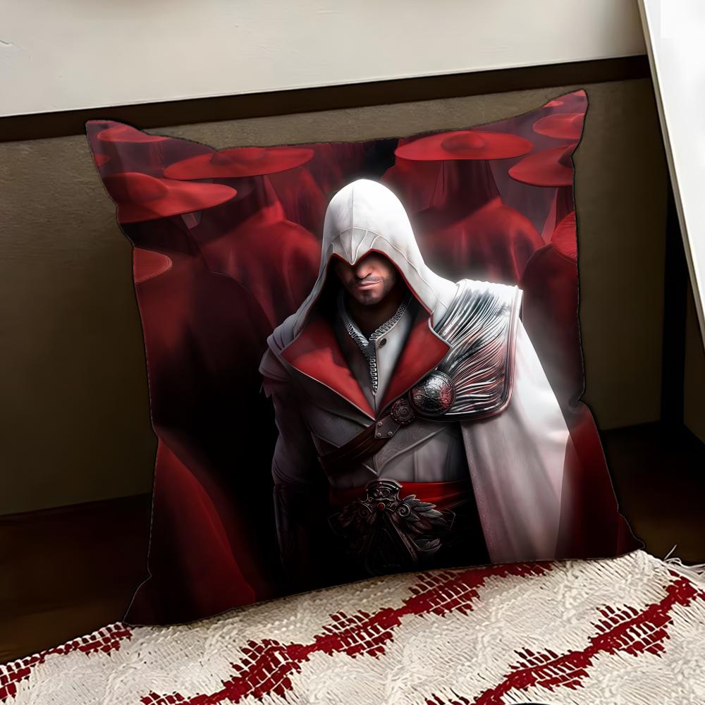 AAssassins GameCreed SShadows Cushion Cover Reversible Soft Durable Pillow Cover Home  Car MultiScene Use for Daily Comfort