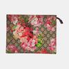 [Pre-Owned] GG Blooms Logo Canvas And Leather Clutch Bag Large - Excellent #1I66GO2