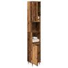 VidaXL Bathroom Cabinet Old Wood 30x30x190cm Engineered Wood, Cabinet, Bathroom Storage Cabinet, 857196