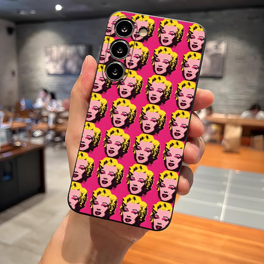 Чехол для телефона с принтом Энди Уорхола для Samsung S23 Ultra S24 S22 S20 Fe S21 Plus Galaxy A54 A34 A24 A53 A13 A16 Задняя крышка