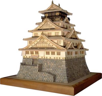 Woody Joe 1/150 Осакский замок Деревянная модель Сборочный набор (Строительство)