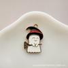 Halloween Ghost Enamel DIY Pendant Alloy Drop Oil Charm Keychain Headwear