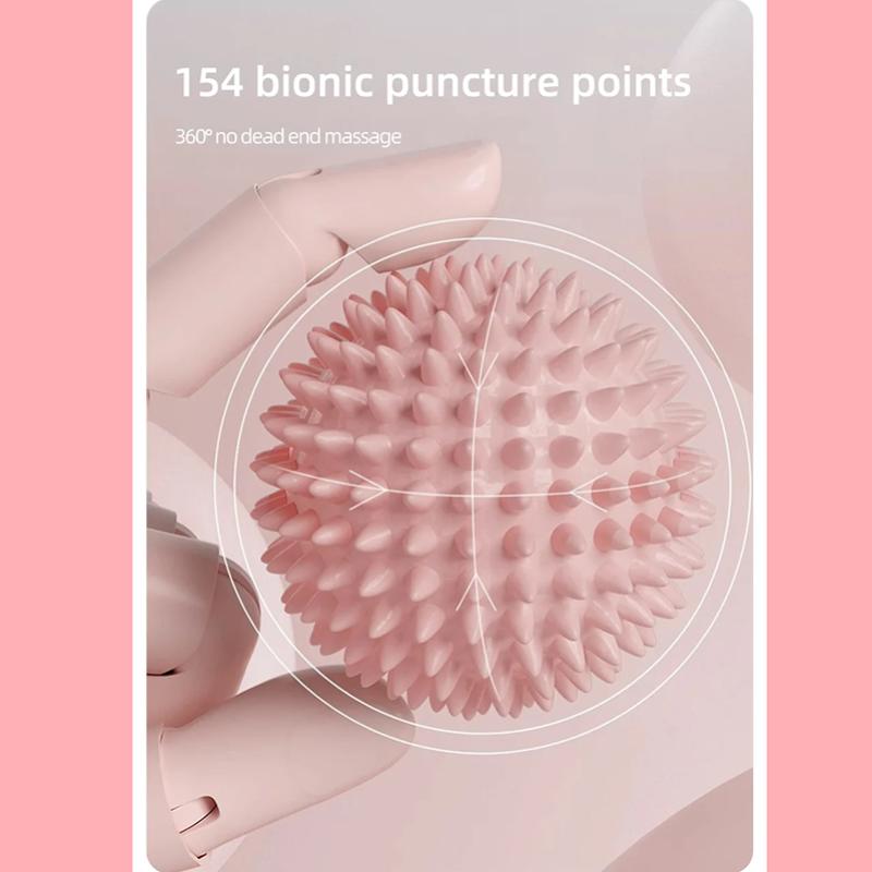 Массажный мяч для миофасциального релиза, массажный шарик с шипами, ролик для глубокого восстановления мышц, триггерных точек тканей, снятия миофасциальной боли