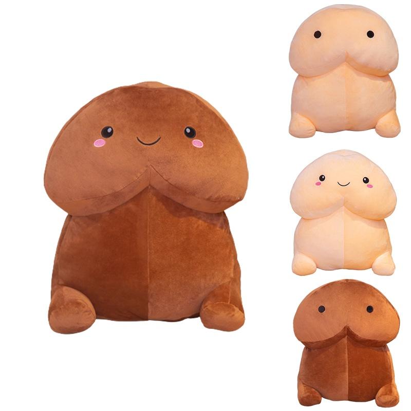 Забавная плюшевая игрушка в виде пениса, подушка, мягкая кукла для милых обнимашек и нежных прикосновений, 70 символов
