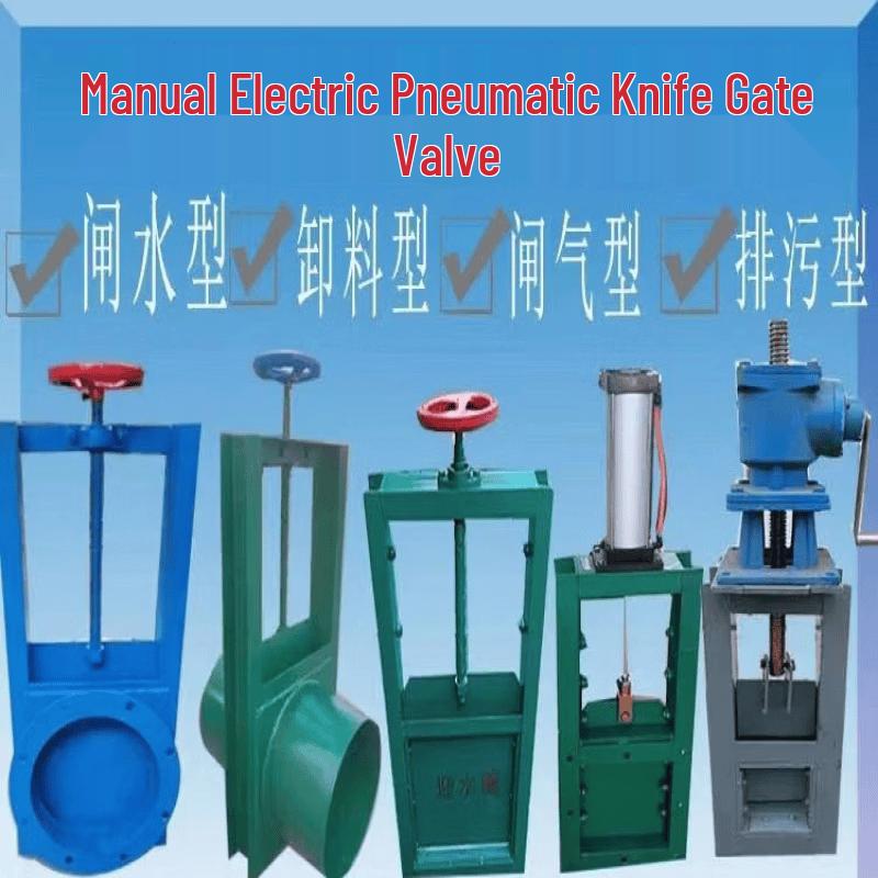 Aokewen Manual Square Port Stainless Steel Slide Gate Valve