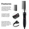 Hot Comb Flat Copper Straightener Brush Straightening for Afro Hair UK Black