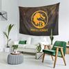 Mortal Kombat Logo Tapestry Decor Art Aesthetic Tapestries for Living Room Bedroom Home Wall Cloth Wall Hanging
