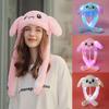 1PC Hair Band Cute with Moving Ears For Kids Adults Headband Ears Funny Rabbit Hat Plush Bunny Glowing