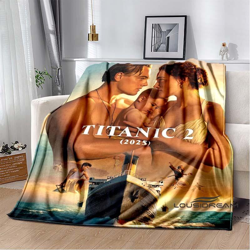 (Titanic) Flannel Blankets Are Suitable for Bedrooms, Living Rooms, Beds, Camping, Picnics, Offices, and Other Places.