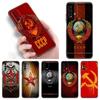 Чехол для телефона с символом флага СССР для Xiaomi Redmi Note 11 10 9 8 Pro 11T 5G 10T 10S 9S 9T 9i 9C 9A 8T, мягкий черный чехол из ТПУ