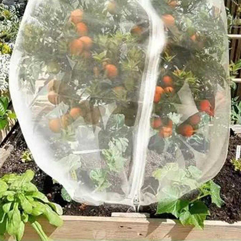 Fruit Tree Netting Breathable Plant Protector Mesh UV-resistant Weatherproof Tree Netting With Zipper And Drawstring For Farm