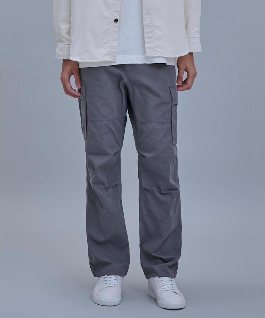 SHIFT.G Semi Wide Cargo Pants Gray