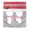 Cartoon Christmas Chair Cover Exquisite Dinner Chair Back Decor Faceless Stool Cover  Couple