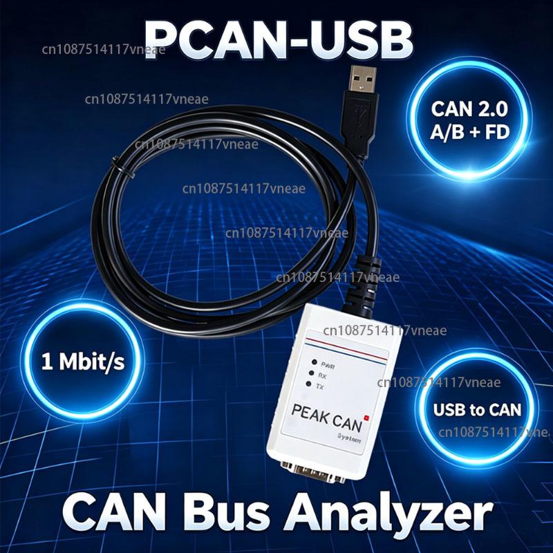 PCAN-USb Compatible with Original Peak Model Ipeh-002022/002021 PCAN Peak USB to CAN Bus Analyzer Tool
