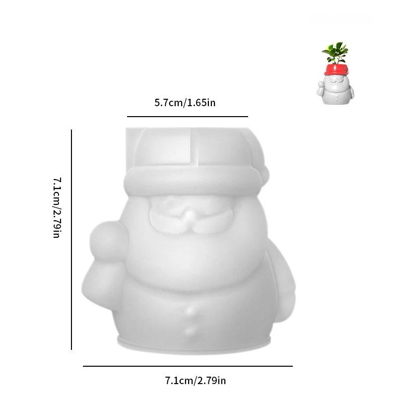 Подсвечник в виде снеговика ручной работы, силиконовая форма, бетон, цемент, эпоксидная смола, подсвечник, рождественский декор, украшения для дома