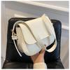 Chic Vintage Small Square Pu Shoulder Bag For Women Trendy 2021 Fashion Retro Purse