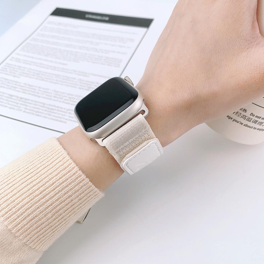 Для Apple Watch Series 10 42 мм/9 8 7 41 мм/SE (2023) SE (2022) SE 6 5 4 40мм/3 2 1 38мм Нейлоновый ремешок для часов