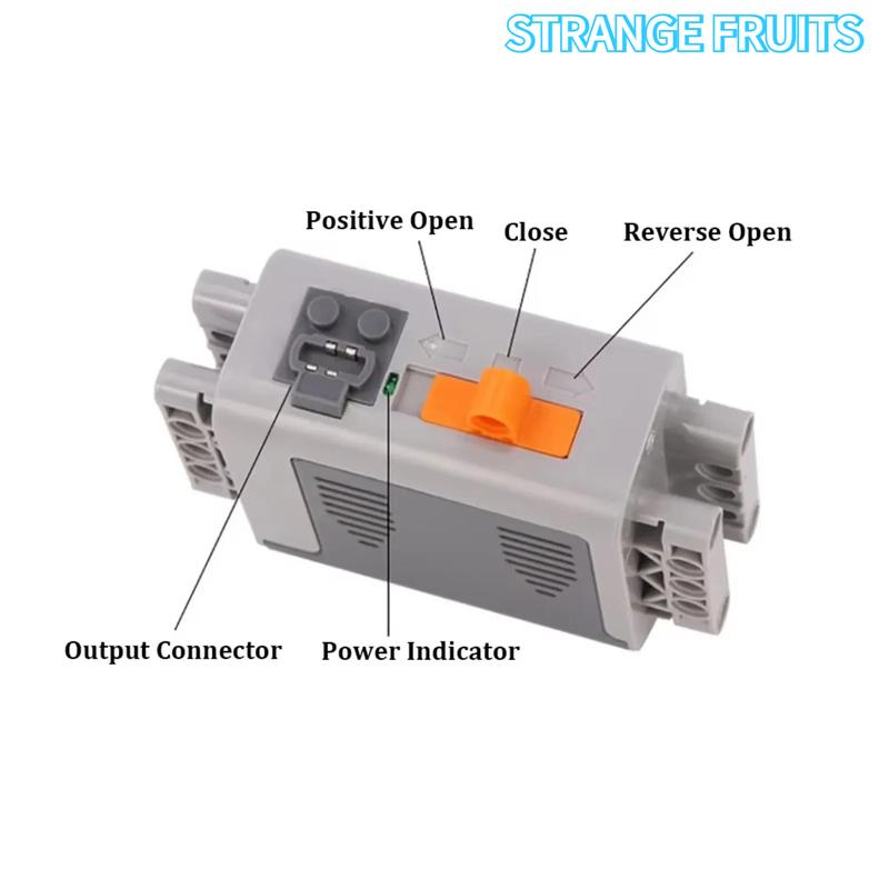 Technical 88003 Power Functions Bricks Kit with 4PCS L Motors & IR Remote Control for Battery Box