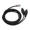 2Pin Sound Cable 3 in 1 Silver Plated Copper Cable Replacement for HD650 HD660S HD6XX HD600 HD660 HD580 HD535 HD545