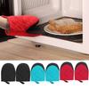 Heat Resistant Baking Hand Mitts Anti-scald Kitchen Microwave Mittens Short Oven Gloves  Household