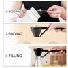 Portable Anti Spill Scoop 2-in-1 Slide Design Protein Powder Scoop Coffee Scoop Funnel  Coffee
