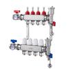 4-Branch Radiant Heat Manifold 1/2" PEX Tubing Floor Heating Manifold Set