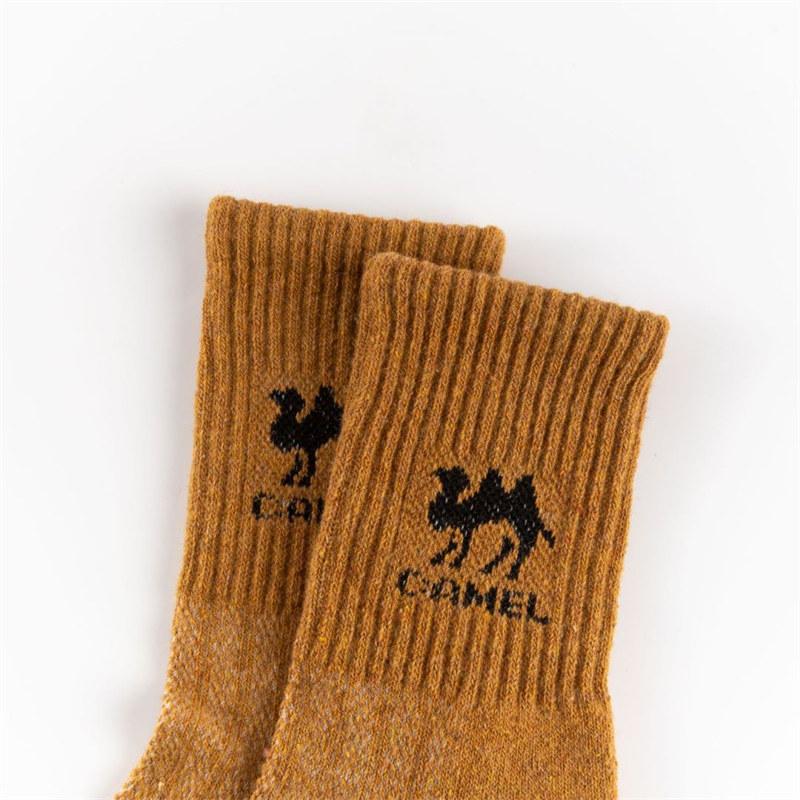 5 пар модных зимних носков для мужчин и женщин из северной утолщенной махровой верблюжьей шерсти