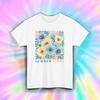 Летнее настроение Футболка Красочная акварельная цветочная Пляжная эстетика Футболка S-5XL
