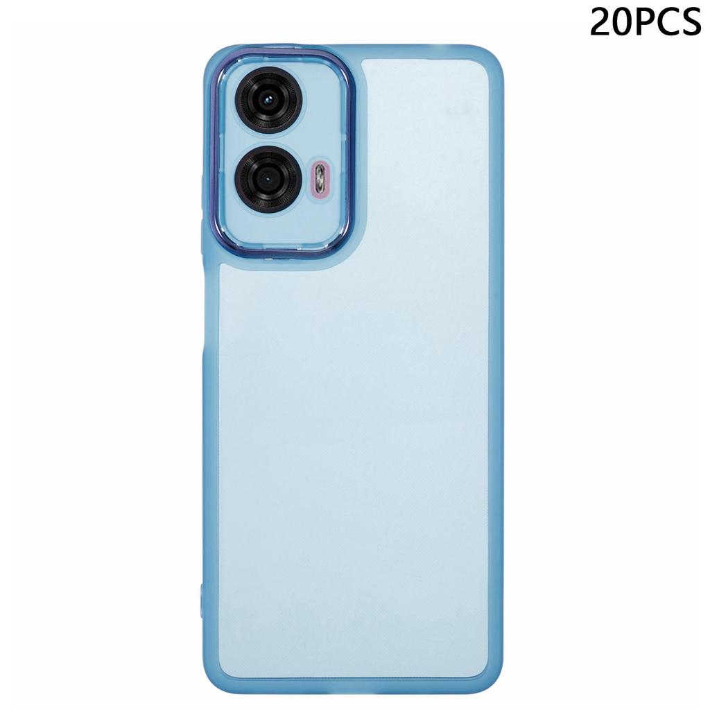 Bulk Purchasing 20Pcs For Motorola Moto G24 4G Case Electroplated Camera Frame TPU Phone Cover Precise Cutouts