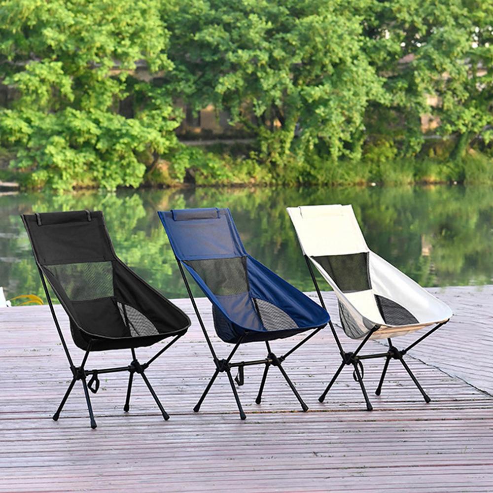 2 шт. складной стул для кемпинга, легкий портативный стул для кемпинга на открытом воздухе для барбекю, пикников, пеших прогулок