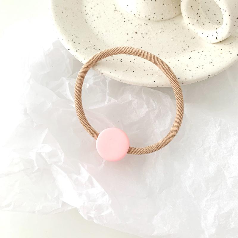 Высокоэластичные резинки для волос в форме сердца, медведя, круглой формы для женщин, резинка для волос, детские, детские, милые, конфетных цветов, ободки для волос, аксессуары для волос