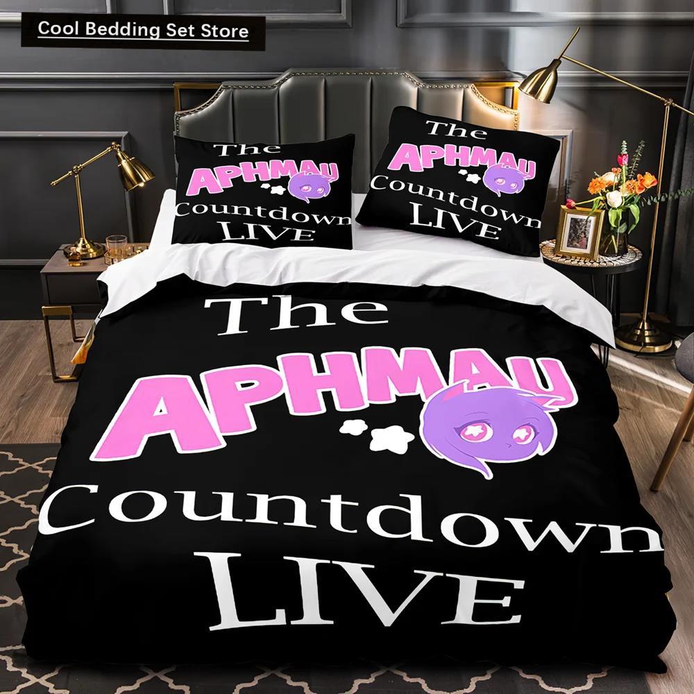 APHMAU Комплект постельного белья Single Twin Full Queen King Size Kawaii Aphmau Комплект постельного белья Aldult Kid Bedroom Duvetcover Sets 3D Print Anime Bed
