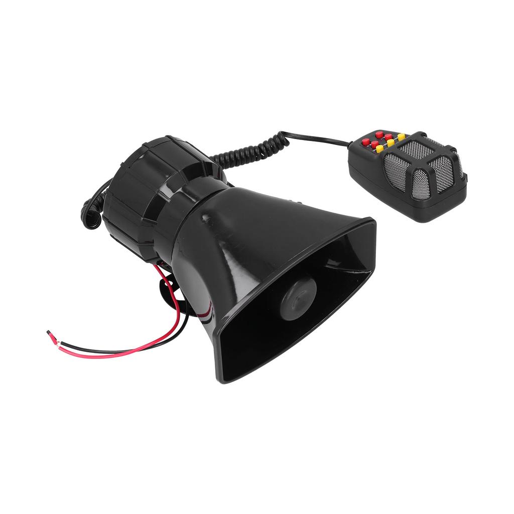 12V 100W 120dB Car Horn PA Mic 7‑Sound Emergency Warning Alarm Siren for Car Truck RV