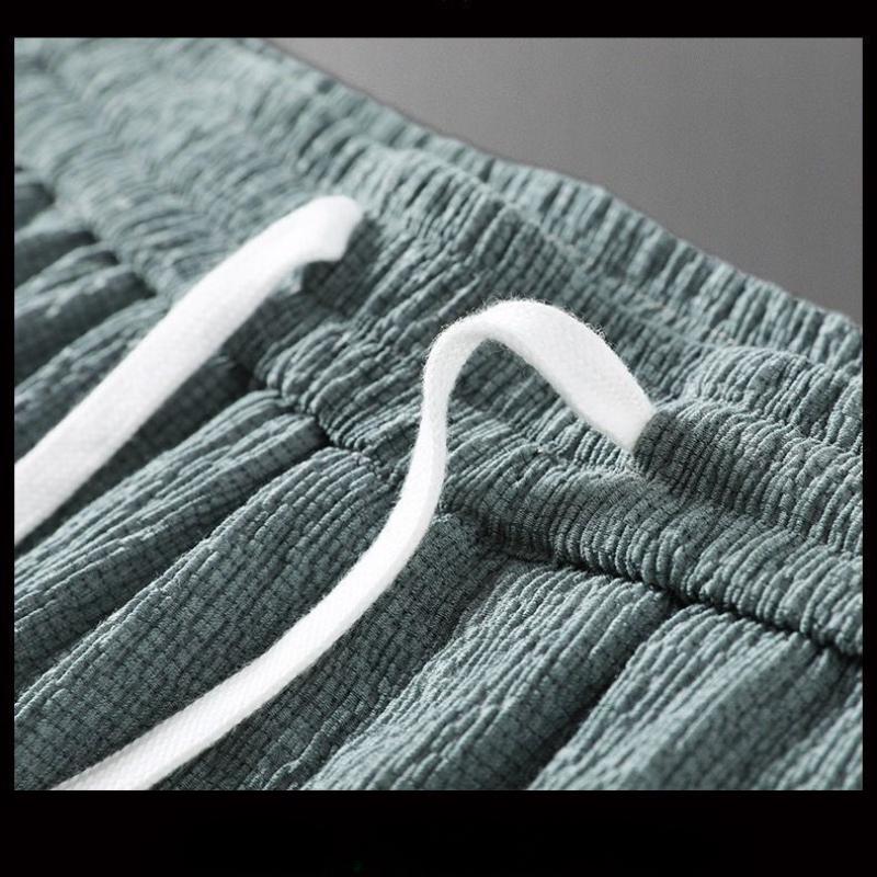 Мужские летние свободные спортивные штаны на завязках с узкой талией - несколько цветов