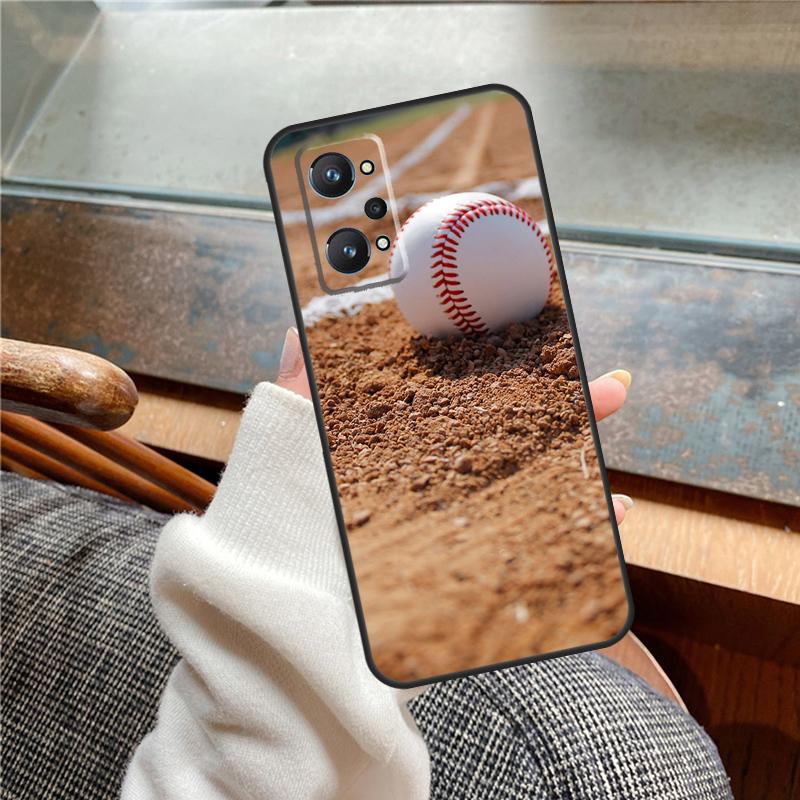 Baseball Case For Realme 13 Pro Plus 11 12 14 C71 C75 C55 C51 C53 C25 C63 C61 C65 C67 GT6 GT7 15 Pro